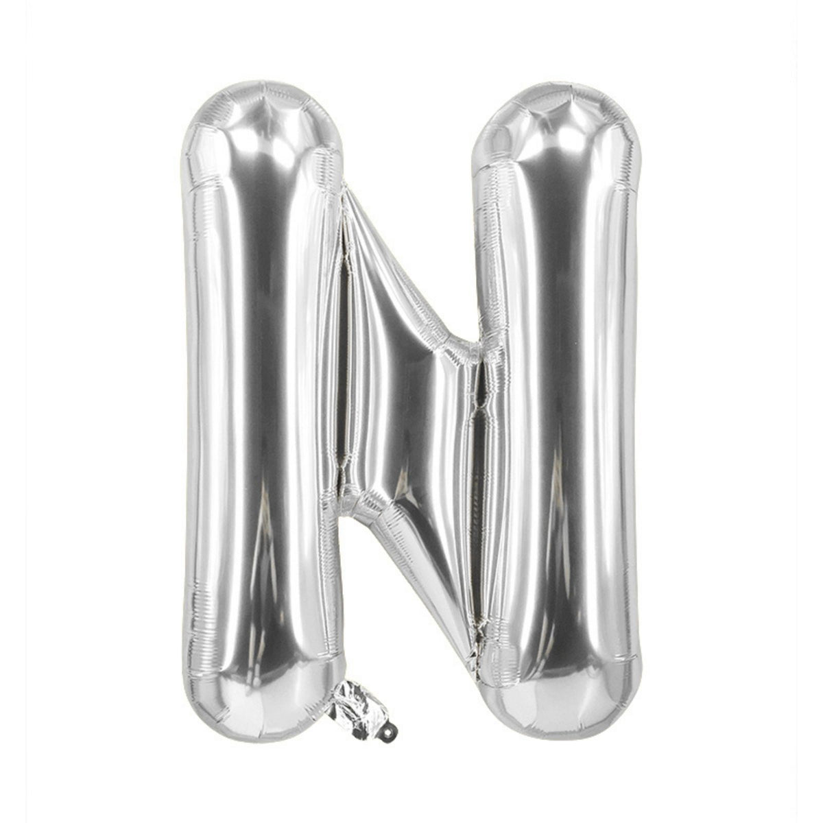 Buchstabenballon N Silbrig Geburtstagsparty Ballon Folienballon 40cm