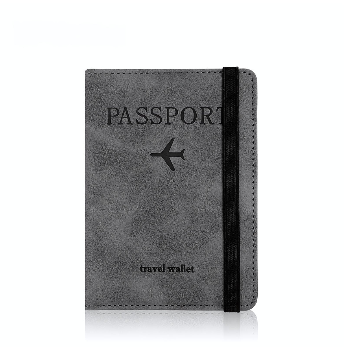 Passport-Wallet mit RFID Blocker Reisepass-Schutzhülle Reisepasshülle Passetui