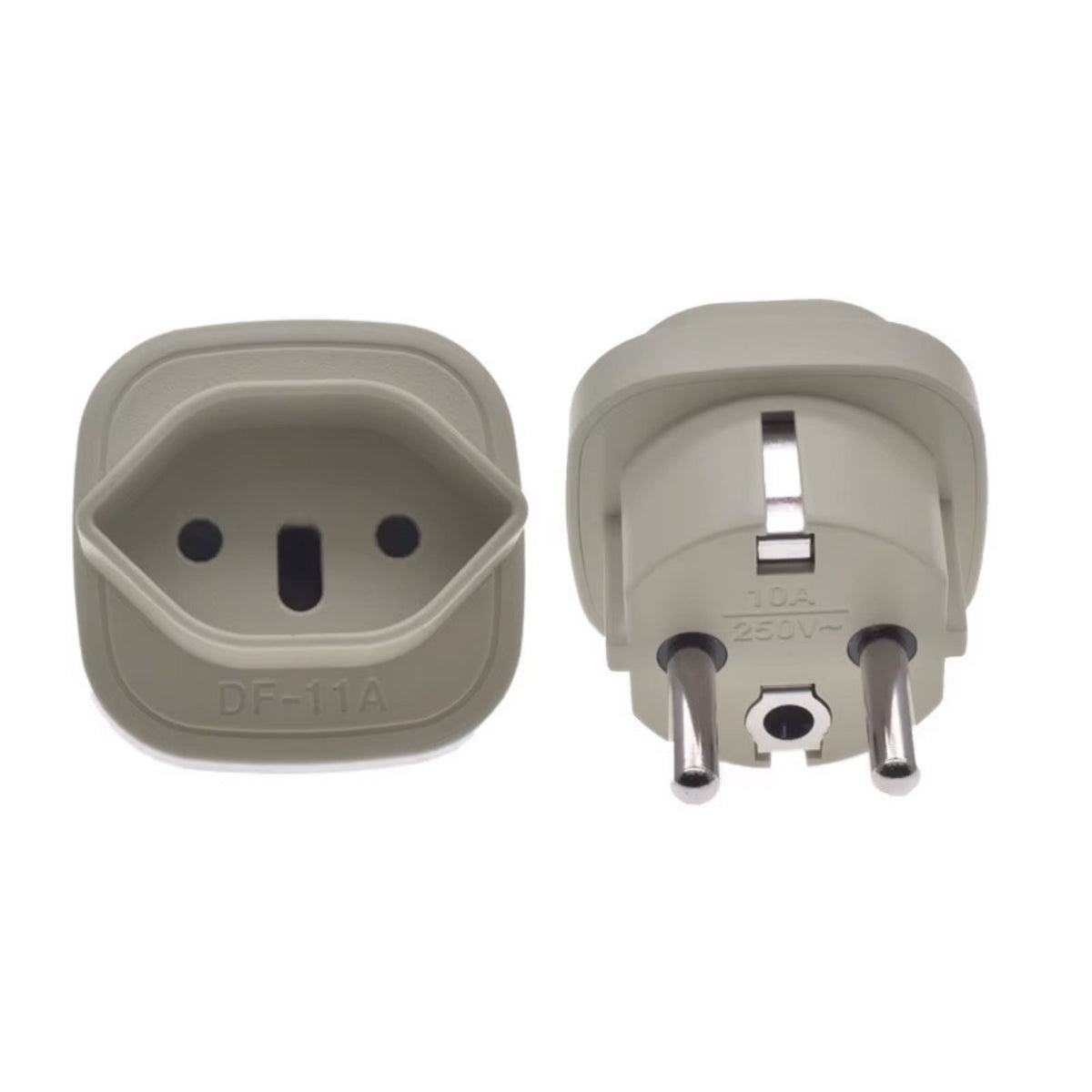 Steckdosenadapter Schweiz zu Schuko Adapter Konvertierungsstecker Reisestecker