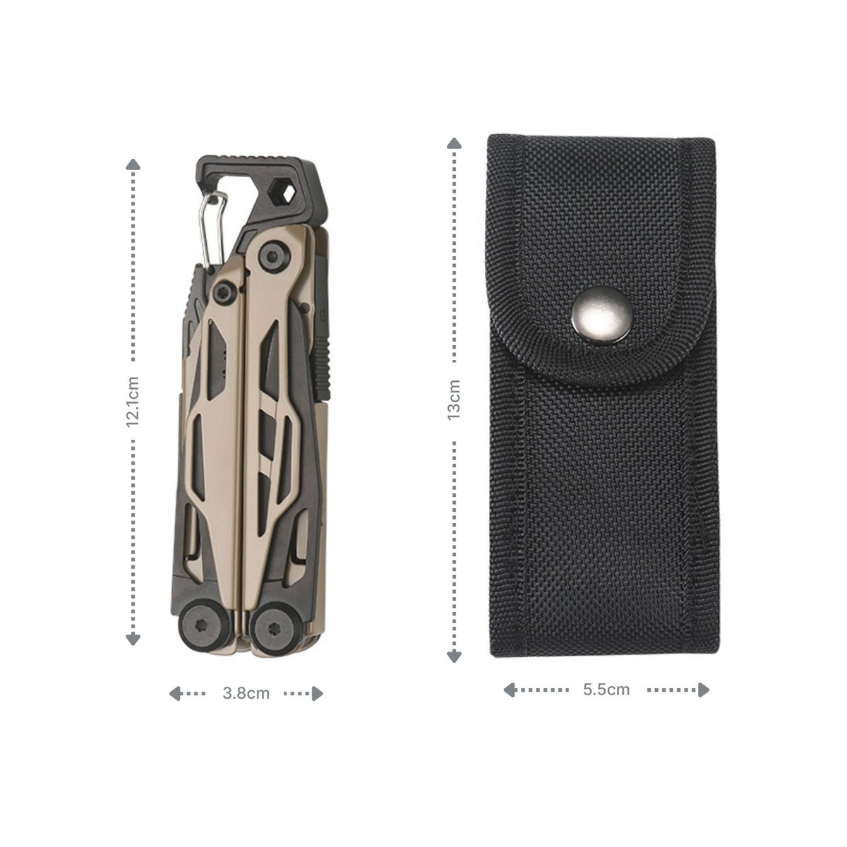 25in1 Multifunktions-Zange Multitool mit Zange Outdoor-Werkzeug