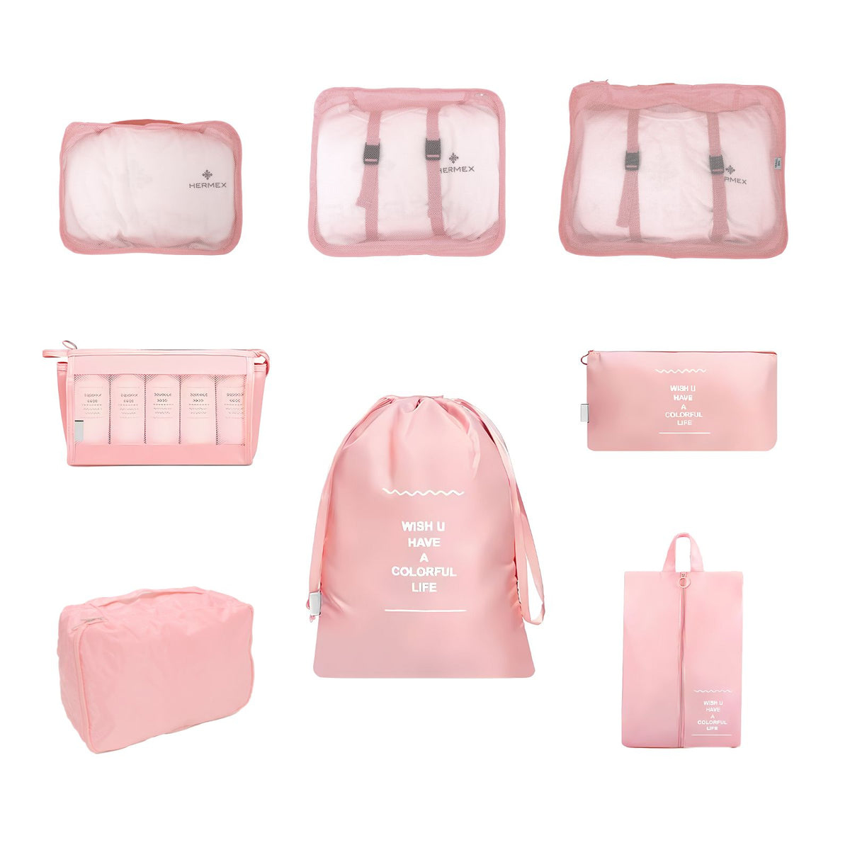 Koffer-Organizer Reisebeutel Aufbewahrungsbeutel Packsack Set
