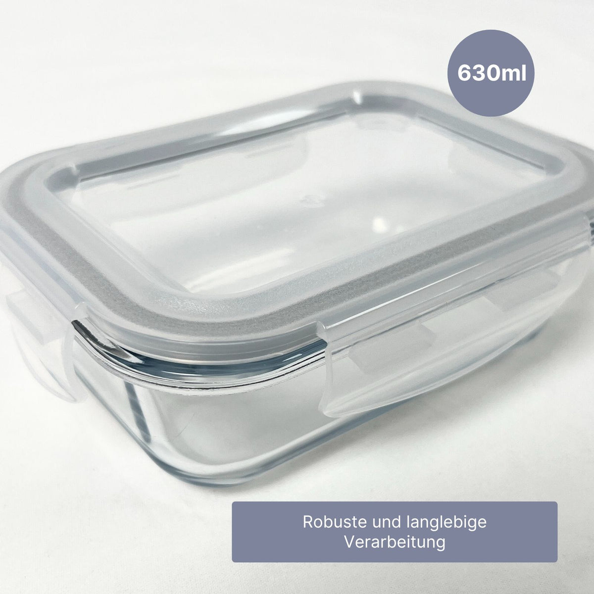 Glas-Vorratsbehälter Frischhaltebox Frischhaltedose Vorratsdose