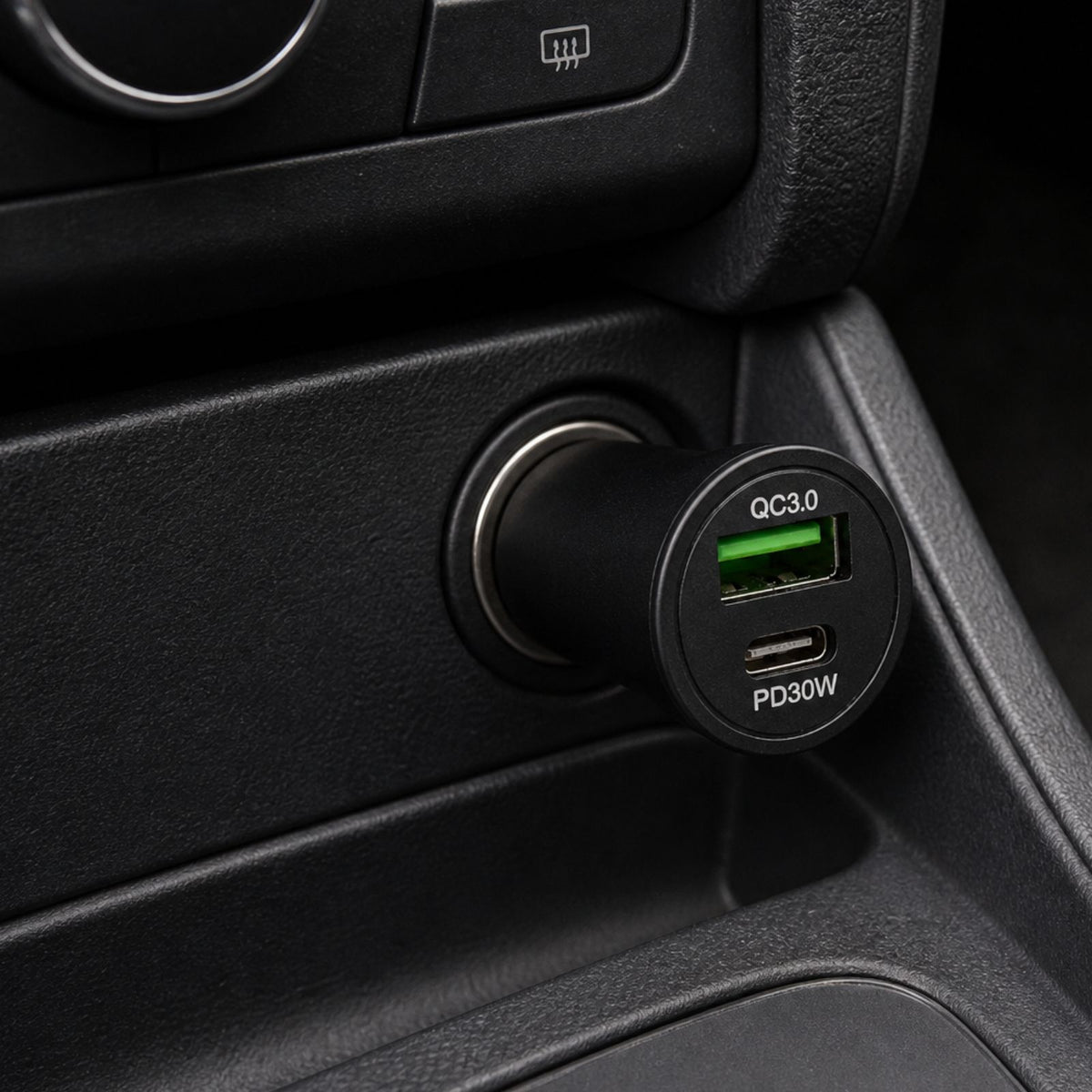 Car Charger USB-C USB-A KFZ-Ladegerät Auto-USB-Adapter Auto-Ladegerät
