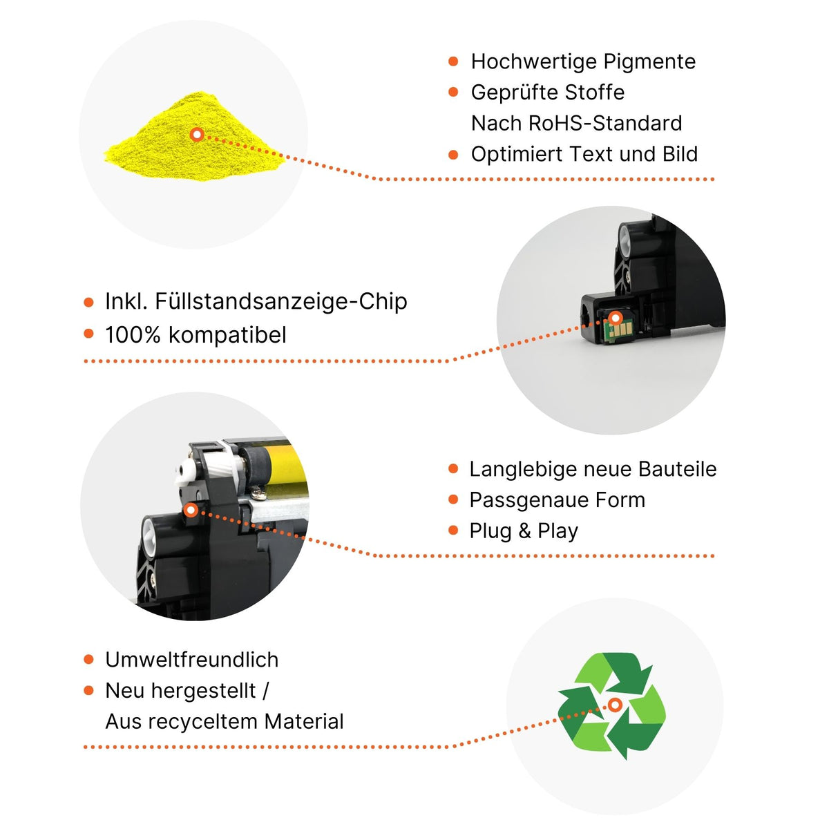 Kompatibler Toner für Brother MFC-9970CDW