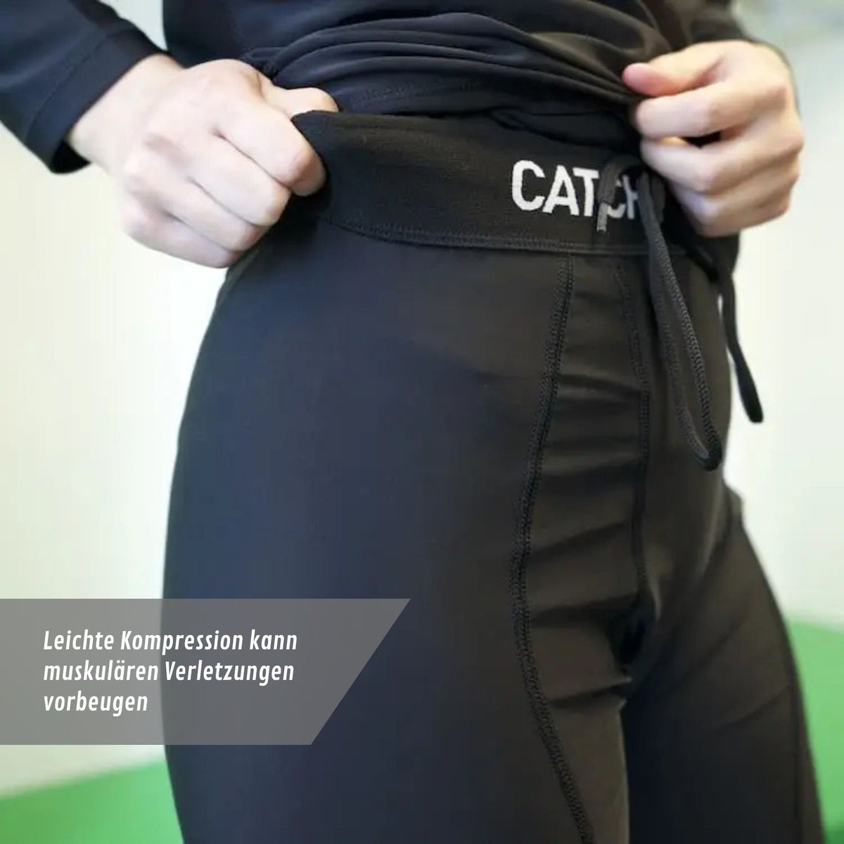 Atmungsaktive Sport-Leggings 3/4-lang Gr. 152 Funktionshose Unterziehhose