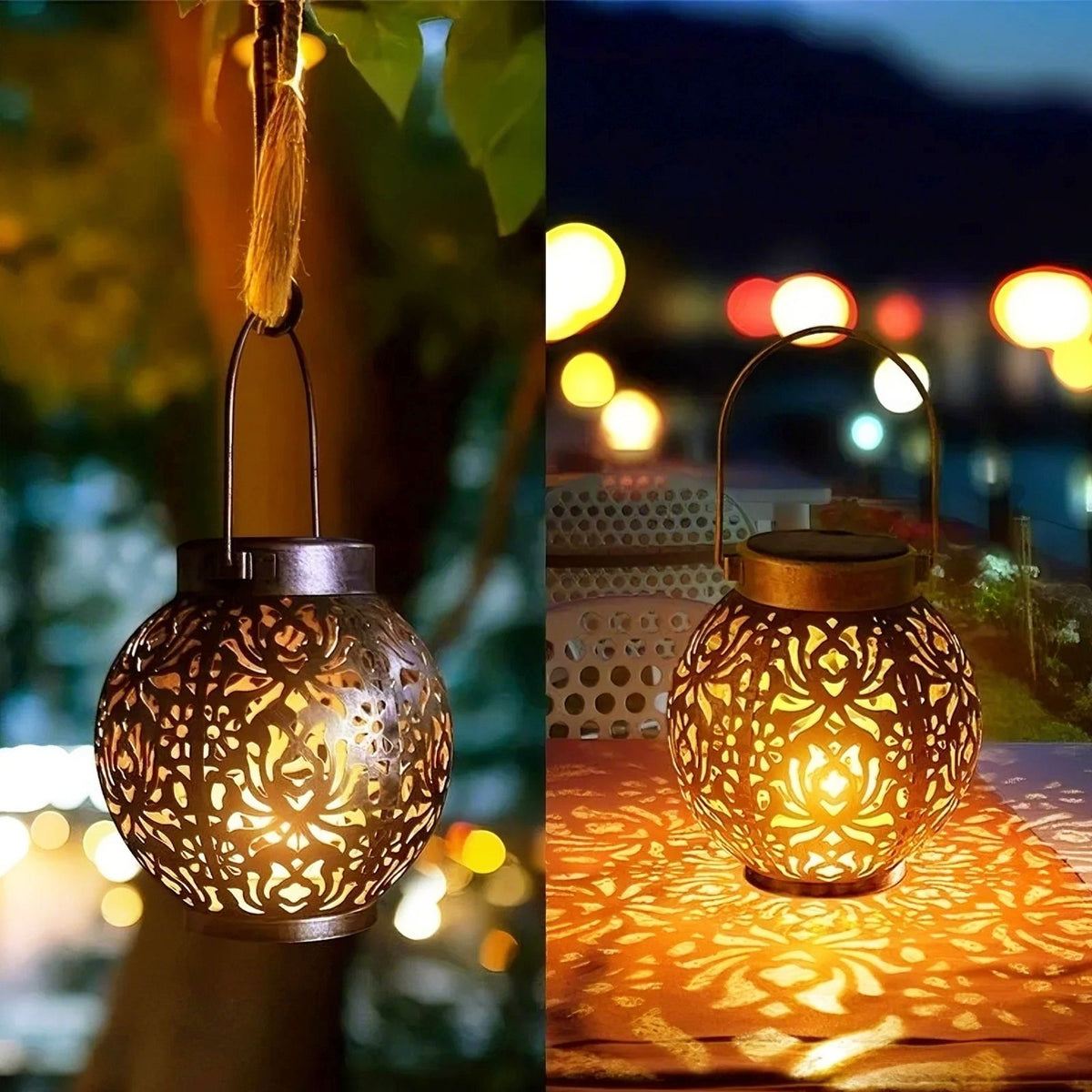 Outdoor Solarleuchte Gartenlaterne Solarlampe LED Laterne Solarlaterne