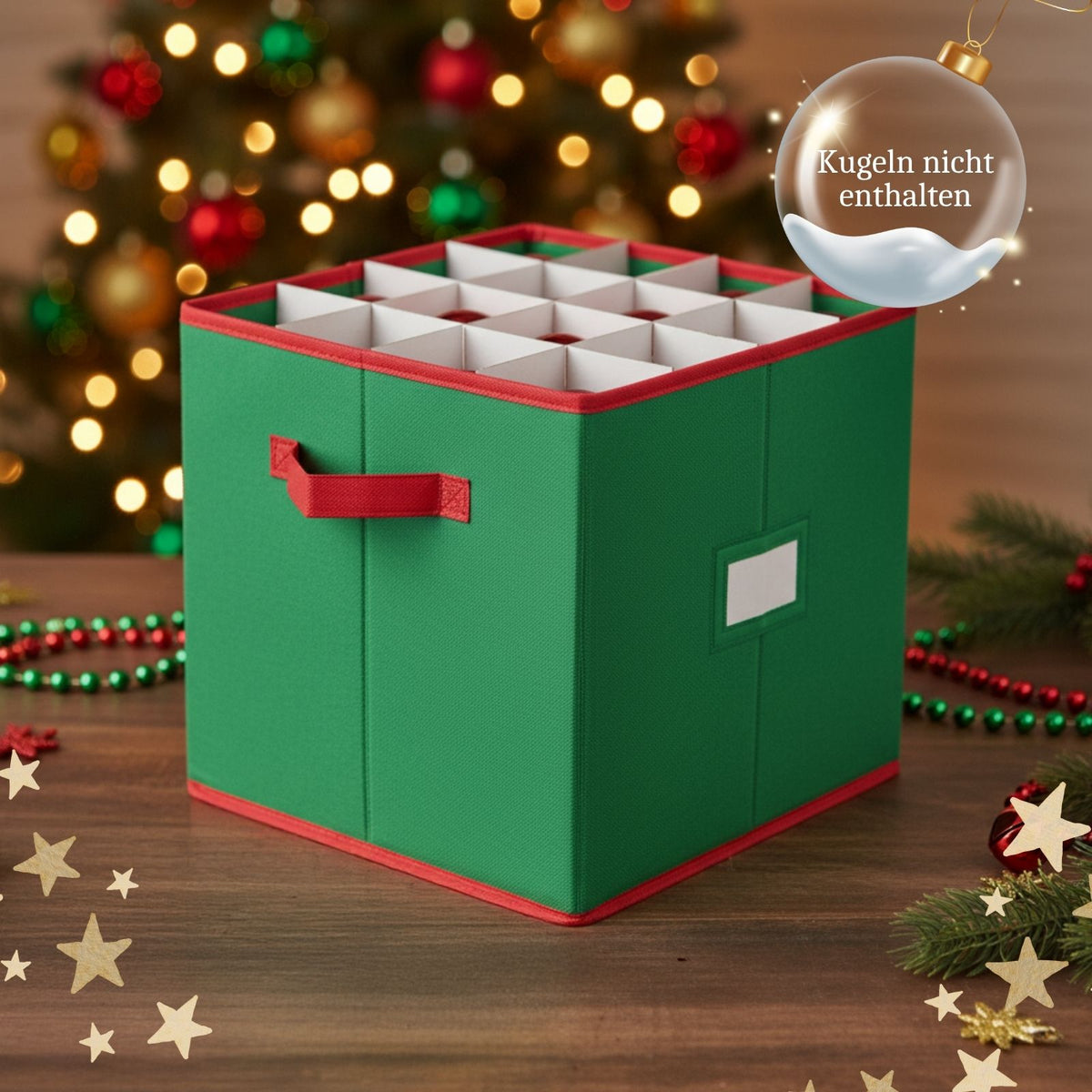 Aufbewahrungsbox für Christbaumkugeln Aufbewahrungstasche Sortierbox