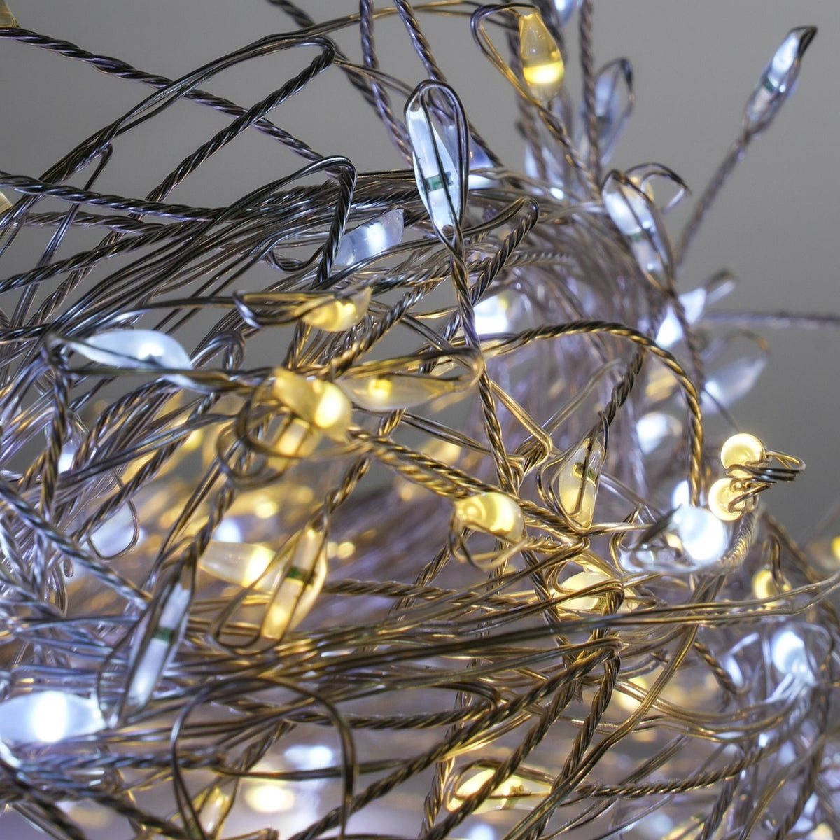 LED Lichterkette 6.4m Cluster-Lichterkette Büschellichterkette