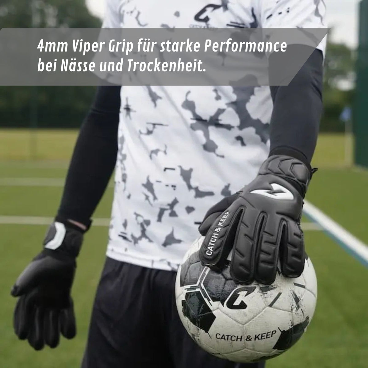 Fussballhandschuhe Night NXT Flat Cut Gr. 10 Torwart Goalie Handschuhe