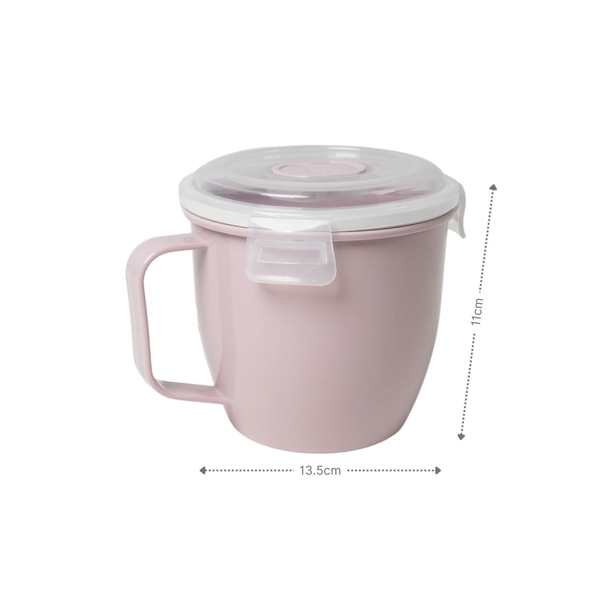 Mikrowellen-Tasse mit Henkel Lunchbecher Suppen-Mug Mikrowellen-Becher