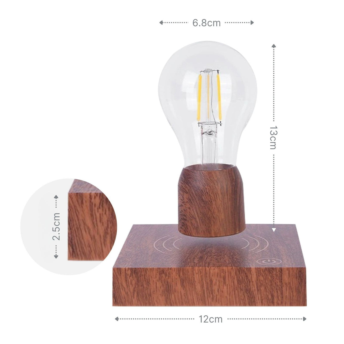 Magnetische Schwebelampe Tischlampe Schwebendes Licht Stimmungslicht