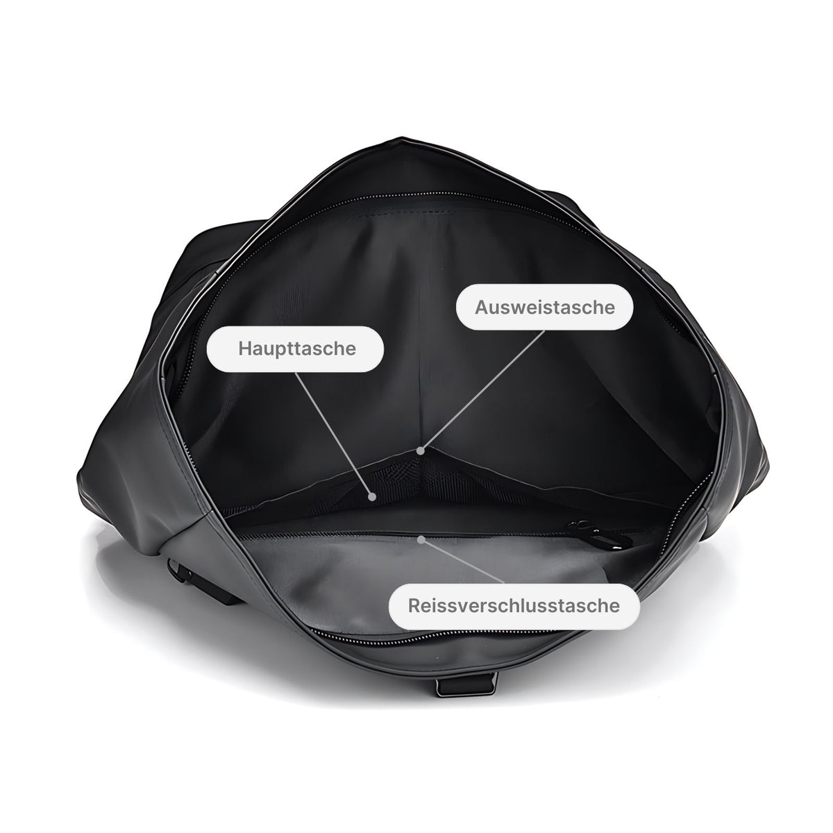 Roll-Top-Rucksack Laptop-Rucksack Roll-Up-Rucksack Roll-Top-Backpack