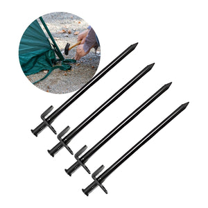 Zeltheringe Stahl Heringe 20cm Zeltnagel Camping Bodennagel 4er Set