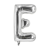 Buchstabenballon E Silbrig Geburtstagsparty Ballon Folienballon 40cm
