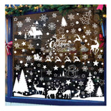 Fenstersticker Weihnachtsaufkleber Merry Christmas DIY Deko Glasfenster