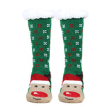 Weihnachtssocken Gr. 36-41 Wintersocken Kuschelsocken Fuzzy-Socken