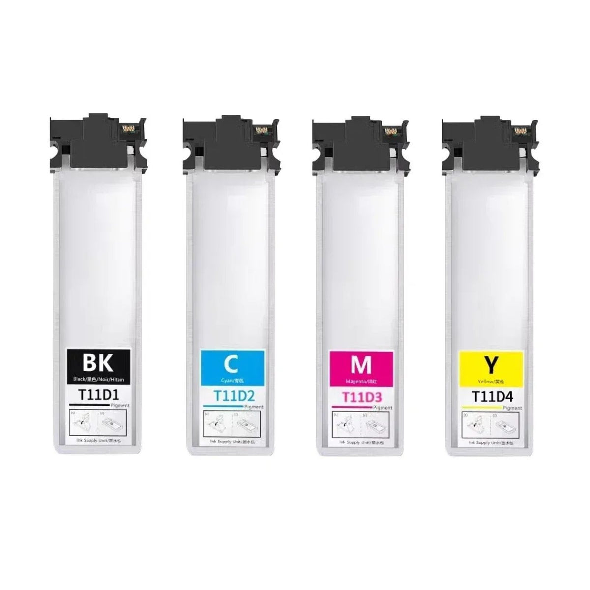 Kompatible Tintenpatrone XL für Epson WorkForce Pro WF-C5390DW - Black Cyan Yellow Magenta - 4er Set