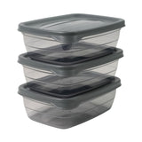 3er-Set Aufbewahrungsdosen Frischhaltedosen Meal-Prep-Dosen Boxen