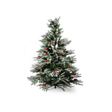 Weihnachtsbaum 150cm mit Schnee Christbaum Kunsttanne Tannenbaum