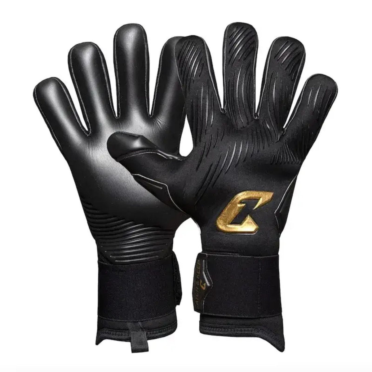 Fussballhandschuhe Invictus Black Gold Gr. 11 Torwart Goalie Handschuhe