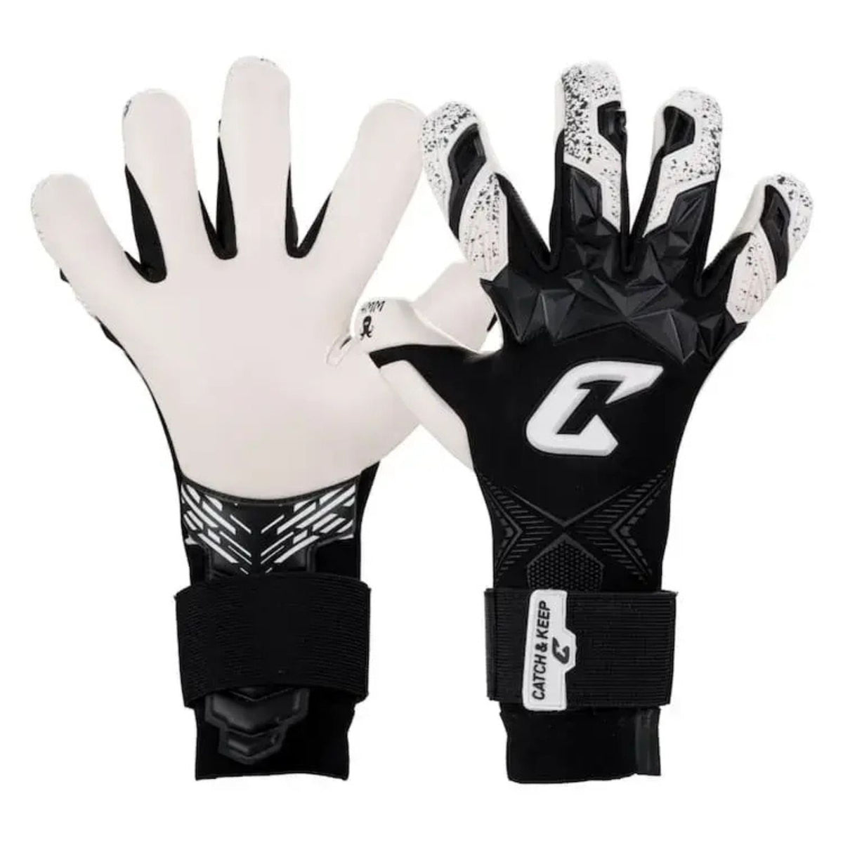 Fussballhandschuhe Pulse X Black Gr. 12 Torwart Goalie Handschuhe