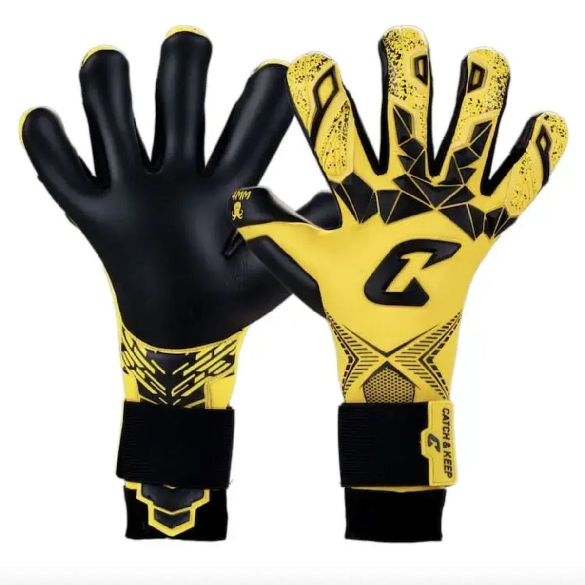 Fussballhandschuhe Pulse X Yellow Gr. 8 Torwart Goalie Handschuhe