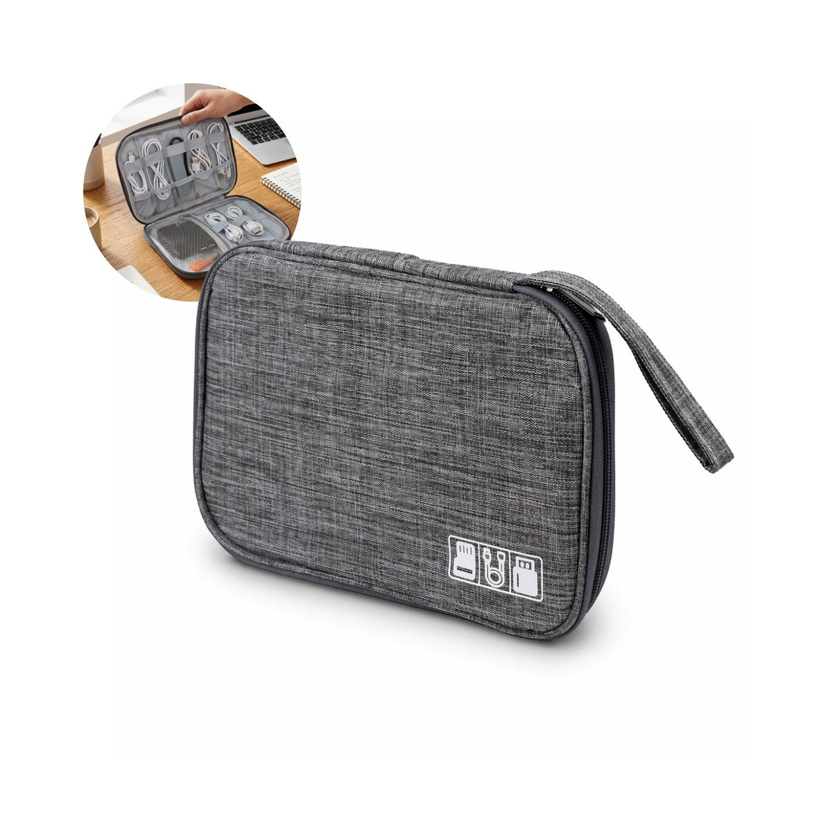 Kabeltasche Kabel-Zubehörtasche Aufbewahrungstasche Organizer-Tasche