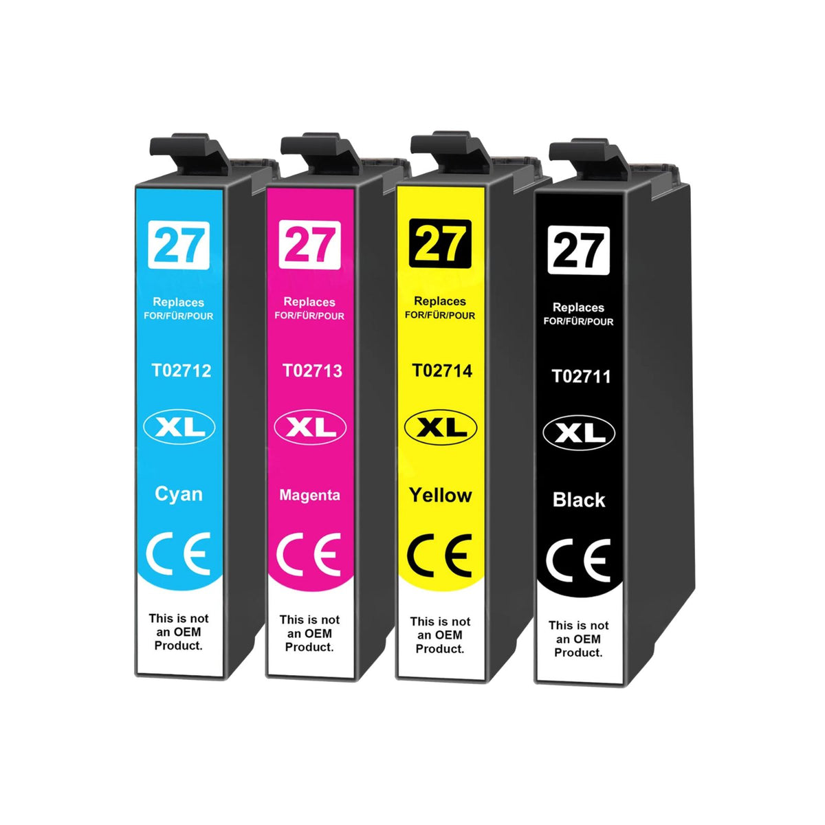 Kompatible Tintenpatrone XL für Epson WorkForce WF-7610DWF - Black Cyan Yellow Magenta - 4er Set