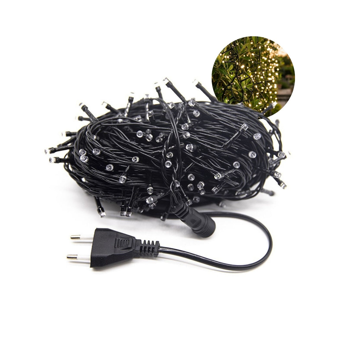 LED-Gartenbeleuchtung 48.5m Outdoor-Dekoleuchte Gartenleuchte