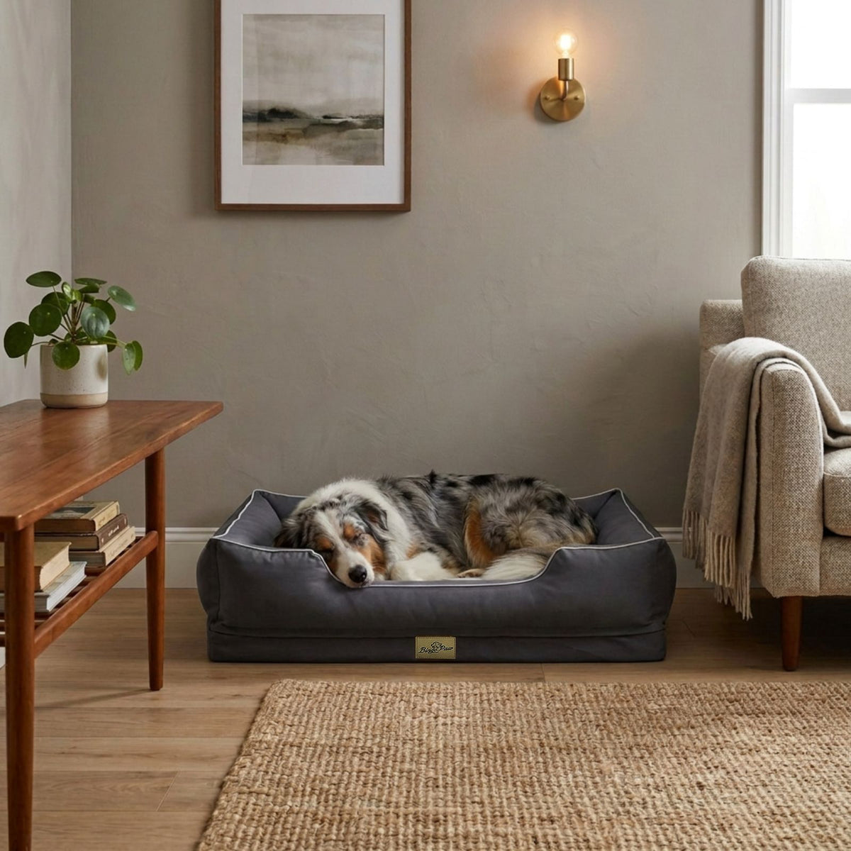Hundebett Grösse XL Liegeplatz Haustierbett Schlafplatz Kuschelbett
