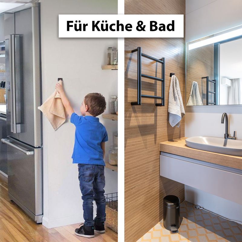 Handtuch Halter Haken Aufhänger Geschirrtuch Halterung Klemme