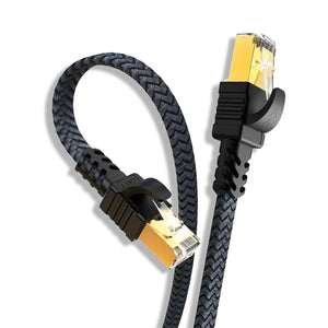 3m Netzwerkkabel Flachkabel Ethernet LAN Kabel RJ45 Cat. 7 UTP