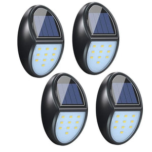 LED Solar Fassadenbeleuchtung Gartenleuchte Aussenlicht Wandleuchte