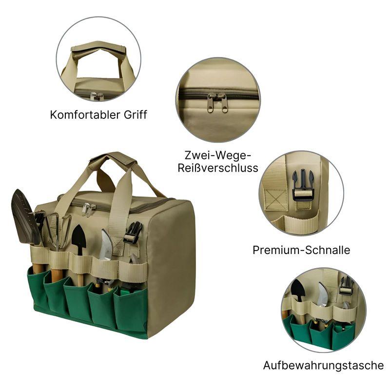 Gartenwerkzeughocker Gartengerätehocker Gartentasche Gartenhocker