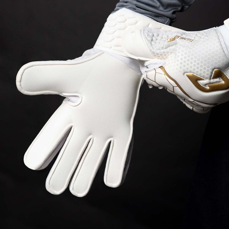 Fussballhandschuhe Kralle Junior Pro 3.0 Gr. 3 Golden Torwart Keeper Goalie Handschuhe