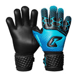Fussballhandschuhe Kralle Protector Gr. 7 Blau Torwart Keeper Goalie Handschuhe