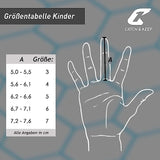 Fussballhandschuhe Kralle Protector Gr. 7 Blau Torwart Keeper Goalie Handschuhe