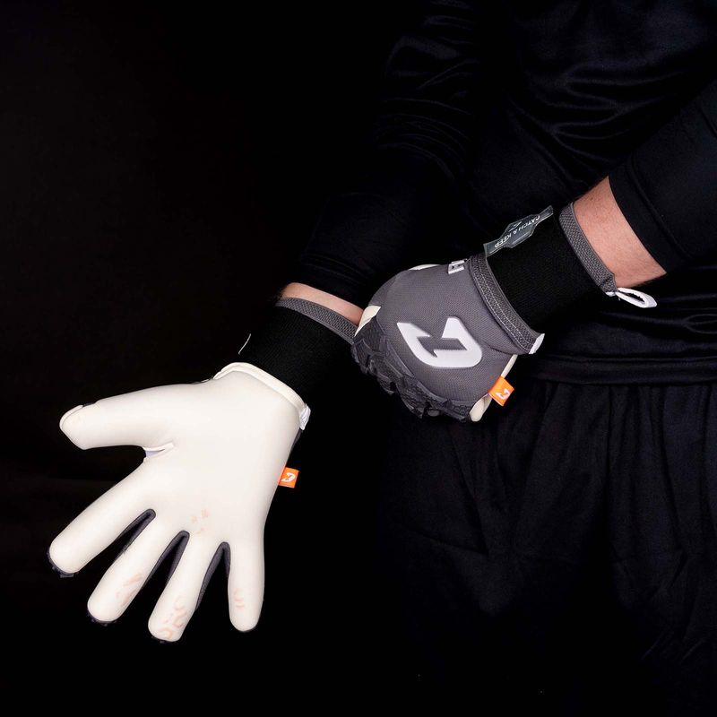 Fussballhandschuhe Fly Grey Soul Gr. 11 Grau Torwart Keeper Goalie Handschuhe