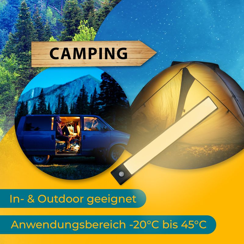 Leuchte Lampe Licht Nachtlicht Lichtleiste Bewegungsmelder LED