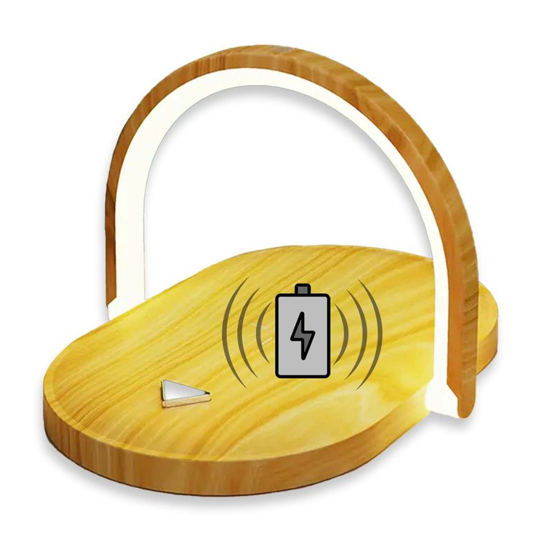 Ladestation mit Beleuchtung Smartphone Ladegerät Wireless Charger