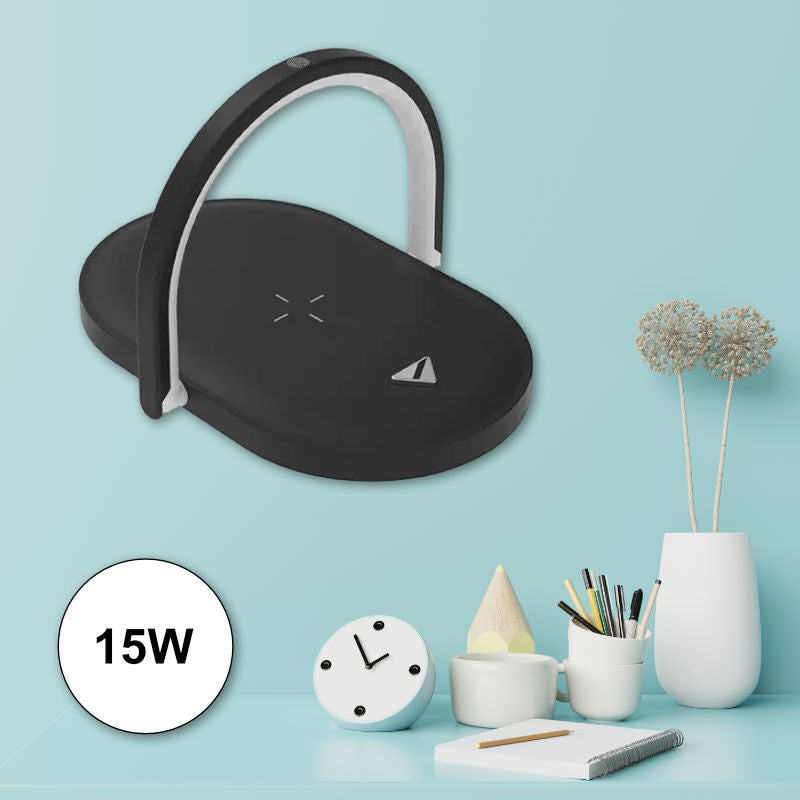 Ladestation mit Beleuchtung Smartphone Ladegerät Wireless Charger