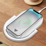 Ladestation mit Beleuchtung Smartphone Ladegerät Wireless Charger