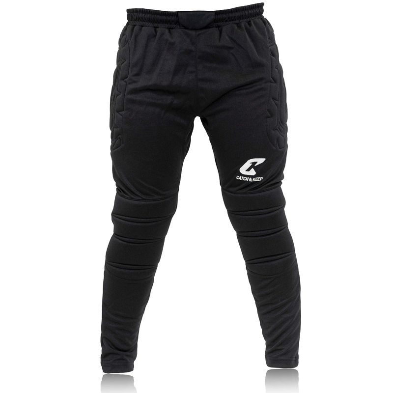 Torwarthose Flight Protection Gr. 164 Schwarz Fussball Goalie Torwart Trainingshose