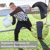 Torwarthose Flight Protection Gr. 164 Schwarz Fussball Goalie Torwart Trainingshose
