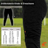 Torwarthose Flight Protection Gr. 164 Schwarz Fussball Goalie Torwart Trainingshose