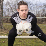 Torwarthose Flight Protection Gr. M Schwarz Fussball Goalie Torwart Trainingshose