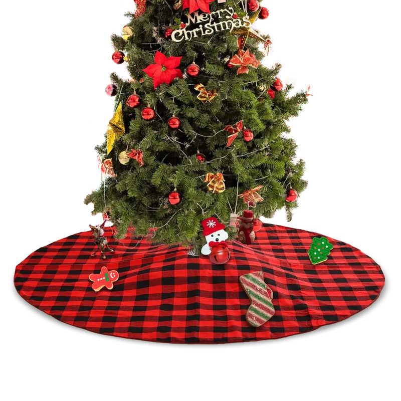 Christbaum-Rock Weihnachtsbaumdecke Tannenbaum-Teppich Baumrock-Matte