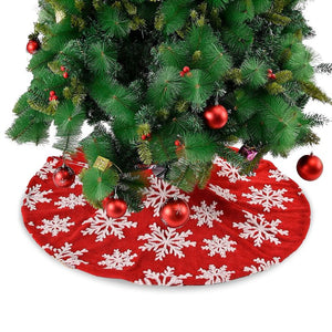 Weihnachtsbaumdecke Christbaum-Rock Baumrock-Matte Tannenbaum-Teppich
