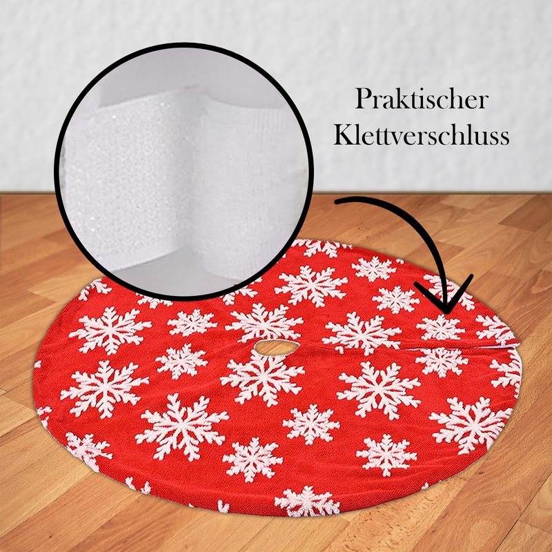 Weihnachtsbaumdecke Christbaum-Rock Baumrock-Matte Tannenbaum-Teppich