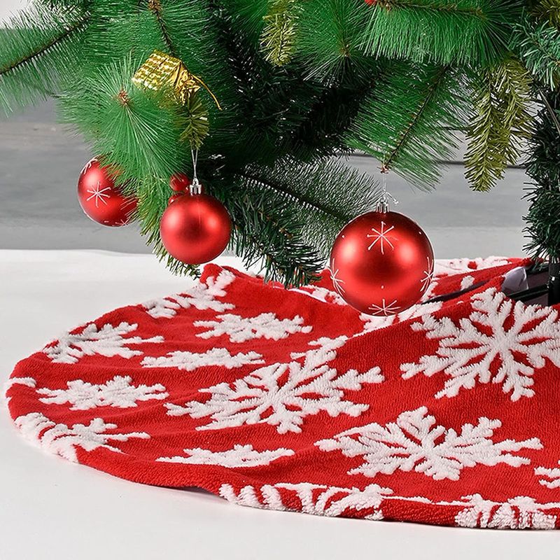 Weihnachtsbaumdecke Christbaum-Rock Baumrock-Matte Tannenbaum-Teppich